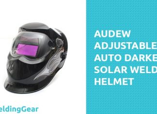 AUDEW Solar Auto Darkening Welding Helmet