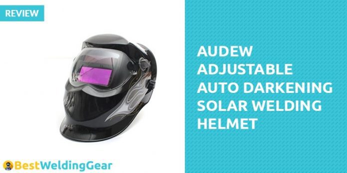 Audew Adjustable Auto Darkening Solar Welding Helmet