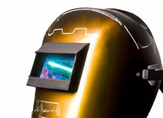 are there any welding helmets with customizable designs or graphics