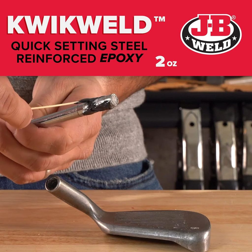 J-B Weld 8276 KwikWeld Quick Setting Steel Reinforced Epoxy - Dark Grey 2 oz