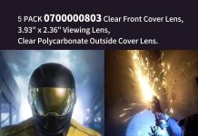 5 pack 0700000803 amber front cover lens amber polycarbonate outside cover lens 393 x 236 viewing lens a50 welding helme 3