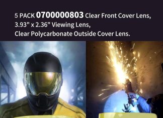 5 pack 0700000803 amber front cover lens amber polycarbonate outside cover lens 393 x 236 viewing lens a50 welding helme 3