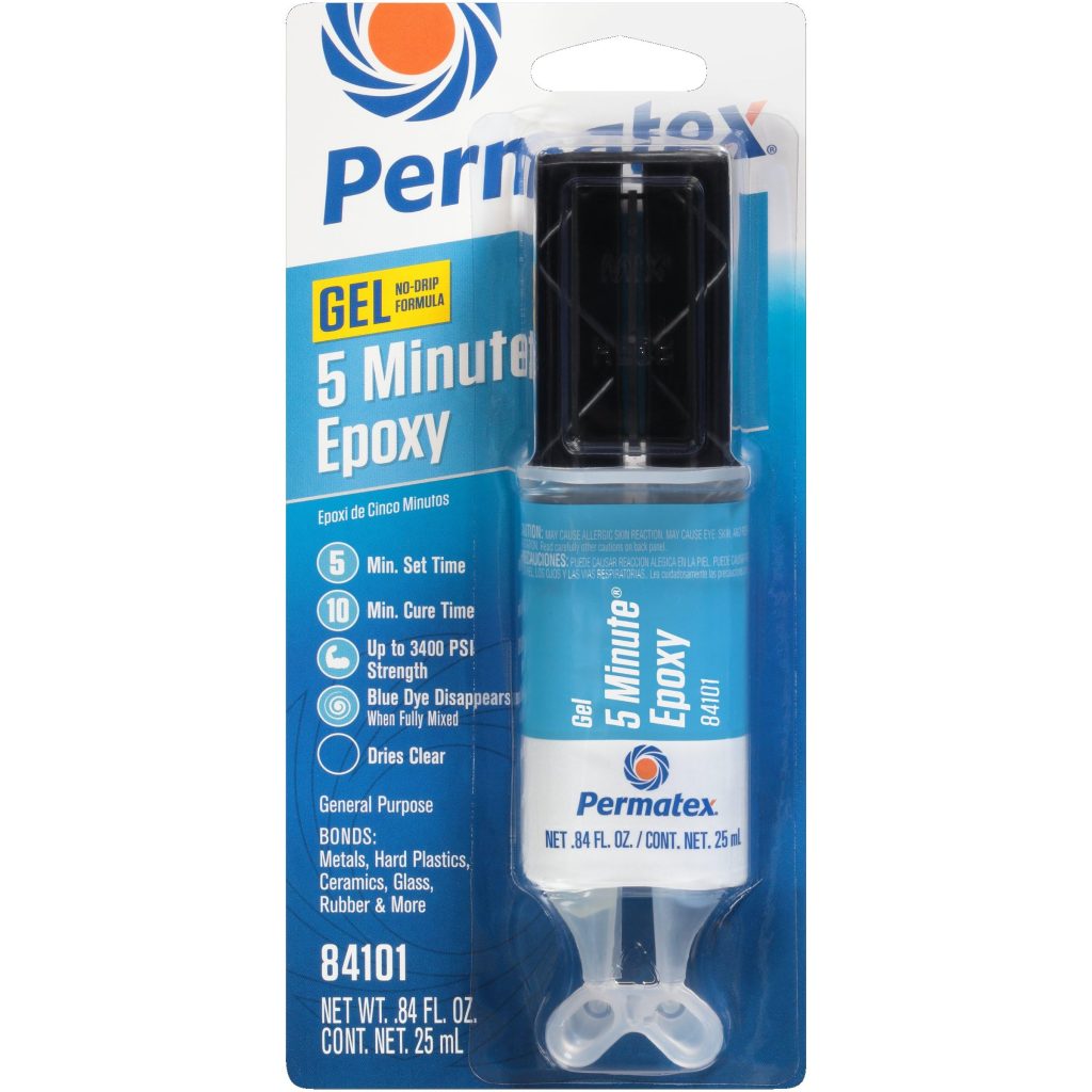 Permatex 84101 PermaPoxy 5 Minute General Purpose Epoxy, 0.84 oz.